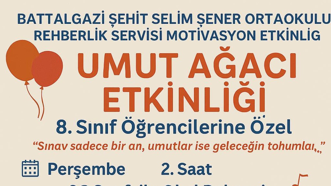 LGS SINAVI ÖNCESİ MOTİVASYON ETKİNLİĞİ